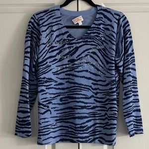 QUACKER FACTORY SWEATER W/EMBELLISHMENT. NICE!